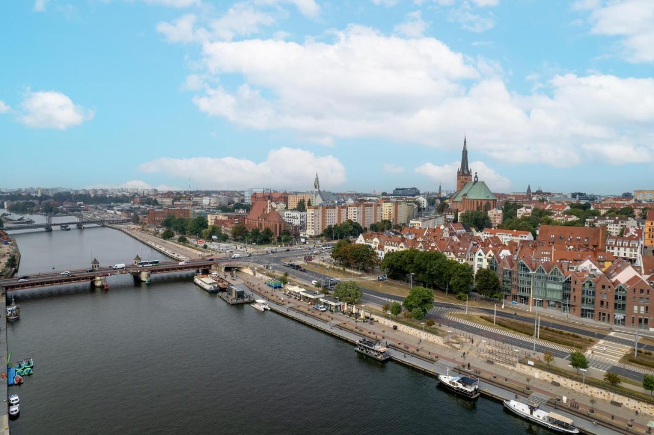 Wielka Odrzanska 317- Riverview Stettin Exterior foto